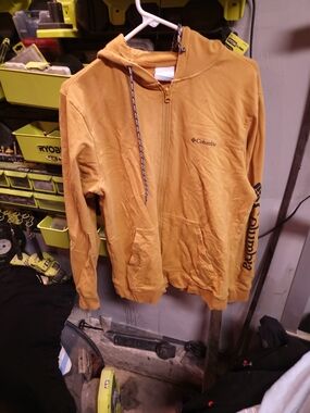 Columbia Golden Yellow Zip-Up Hoodie